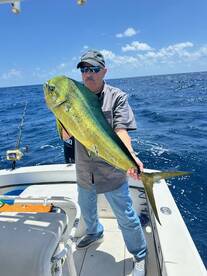 Big mahi saves a slow day