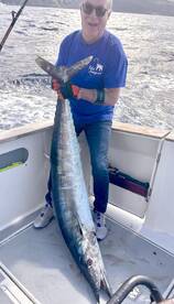 Massive wahoo and our 21st fish in the l
