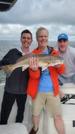 Redfish a speckled trout are chewing. 