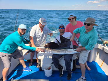 5 hr trolling, sailfish and kings