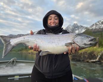First King Salmon of the Year