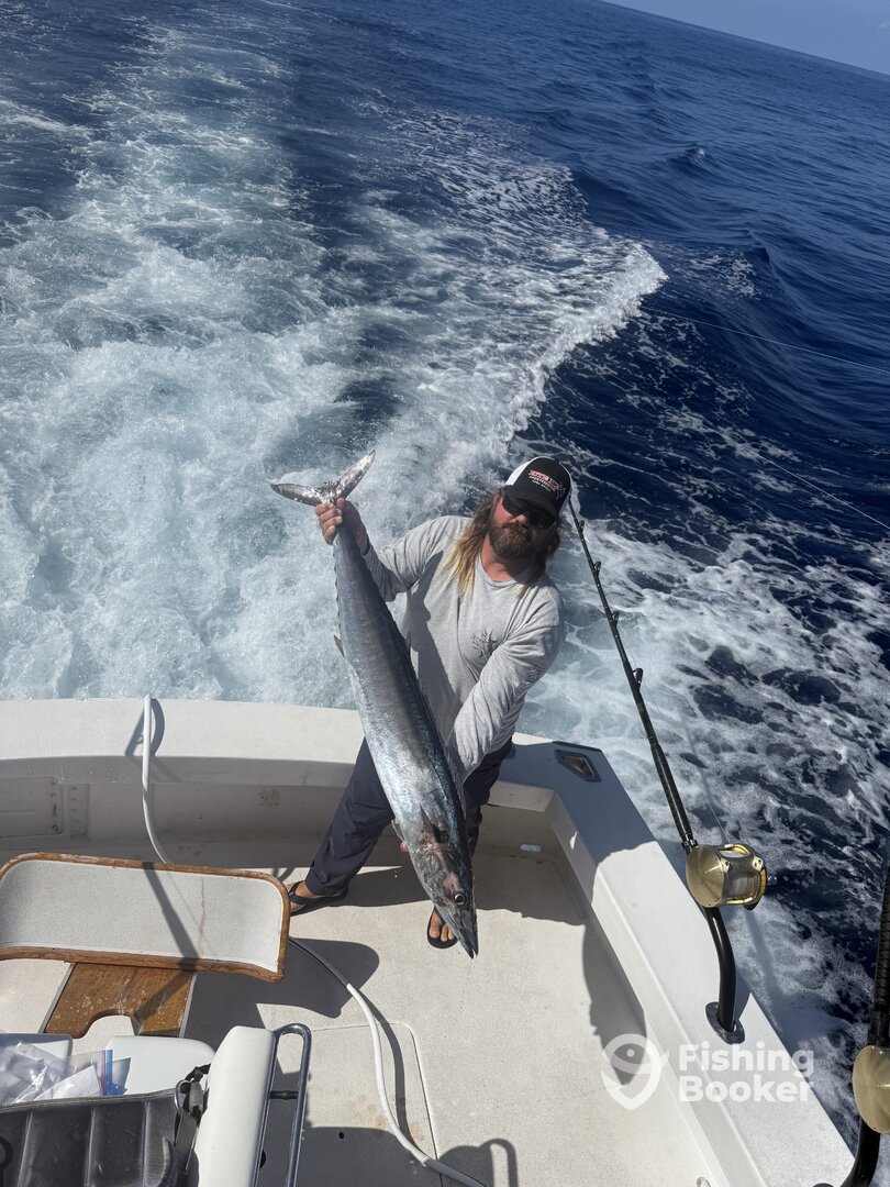 Captain Andy with Ono catch