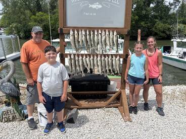 Fishing is hot!!  Limits most days!!  