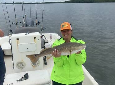 Redfish bite is on FIRE!