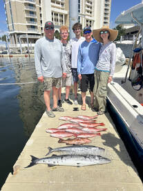 Red Snapper, Kings, and a Barracuda