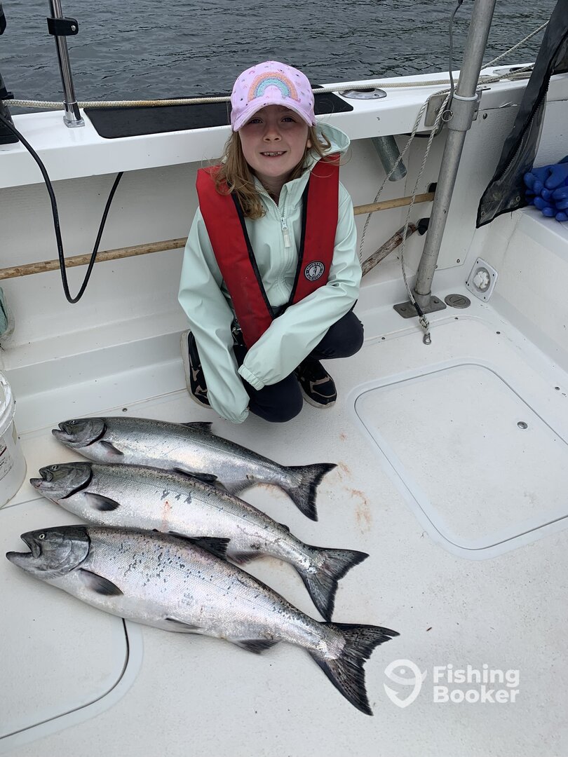 Daddy Daughter Day! 16, 14, & 12Lb Chinook 
