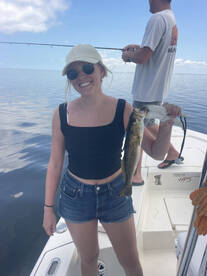 Having fun playing with the fish in Ana 