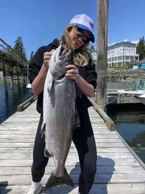 Salmon have arrived in numbers and size!