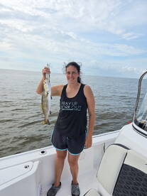 Catching fish every day rain or shine