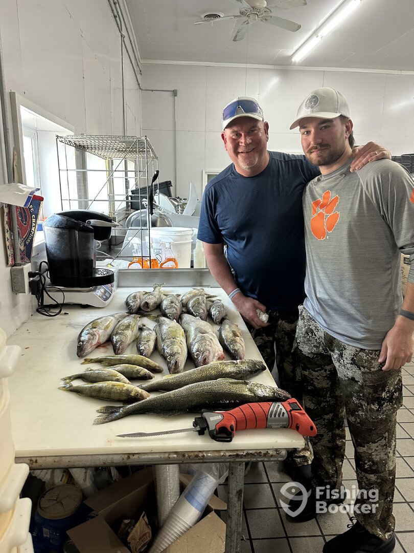 Mike and Michael with some Lake Erie Gold