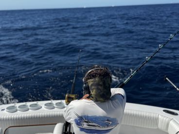 Marlin baby!! Multiple hook ups at the same time!!!!