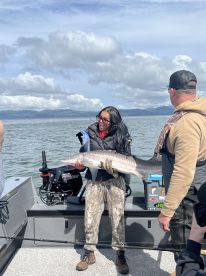 Sturgeon fishing with Mike 