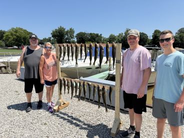 Got our limit of Walleye!