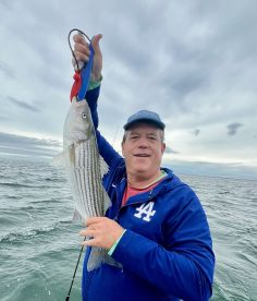 Striper fishing was a blast with Capt Sam