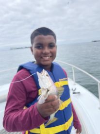 My children have an amazing first experience with fishing 