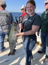 Beautiful evening on Lake Michigan 