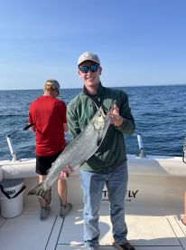 Beautiful evening on Lake Michigan 