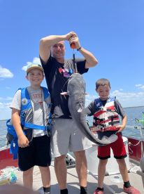 Fun day catching fish