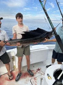 Our main objective was catching sailfish. We have two kids who each caught adult sailfish. We are having them mounted by Gray\u2019s Taxidermy. Captain Tim, and deck hand Tom had the skill to know where to look for them and how to catch them.
