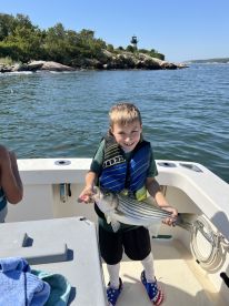 Great birthday fishing trip in the bay