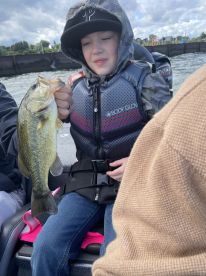 Windy day but still caught fish 