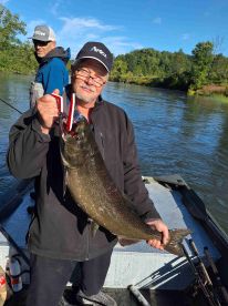 Early Salmon fishing, learning and catching