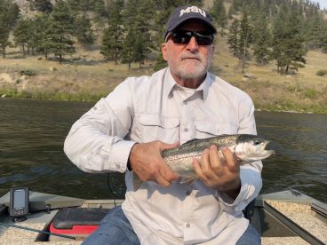 Caught Rainbows on the fly