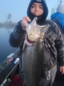 salmon trip with son..