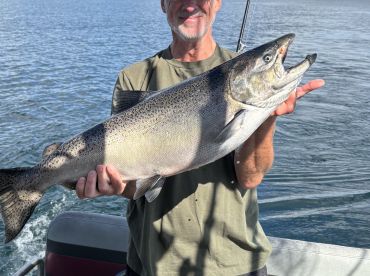 This captain puts the effort in.