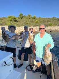 Hvar full day fishing with fish barbecue