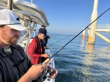 Captain Crews and Gatlin