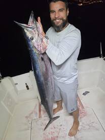 Skilful crew and huge fish