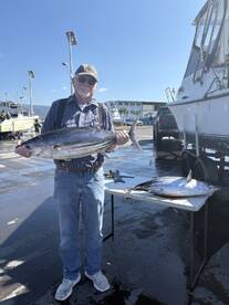 we caught two nice tuna