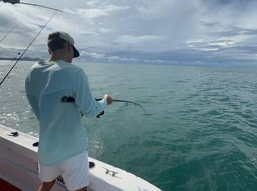 Vacation fishing with the family 