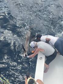 Full day offshore trip with Captain Butch Carlson and Christian