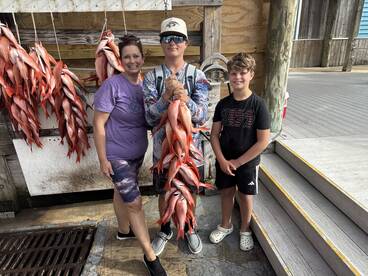 Caught so many fish all day!!! 