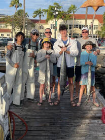 3 good sized Wahoo.  got 3 of 4 bites to the boat thx to Capt and crew! 
