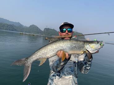 First yellowcheek on the fly 