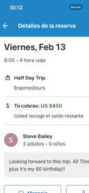 Not the fishing boat i sighned up with  