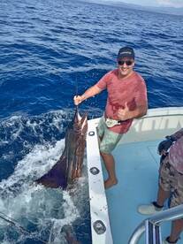 5 tuna and 1 sailfish
