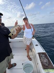great half day bottom fishing trip with Mike and Havier