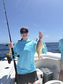 Beautiful day out on the Gulf; Great Captain, Great Boat!