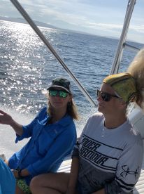 Tuna, Tuna and soar arms and big smiles