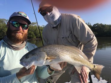 Nice Redfish on the fly with Captain Mark