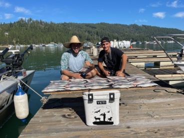 Great Kokanee Fishing day with Captain Josh