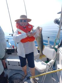 Everyone on the charter caught a fish.