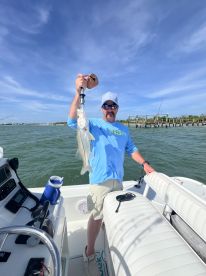 We caught really good, snook some shark