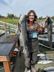 Sockeye salmon on the Kenai River!