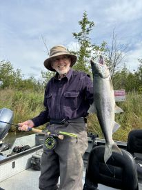 Sockeye salmon on the Kenai River!