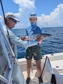 My grandaughter's first saltwater fish